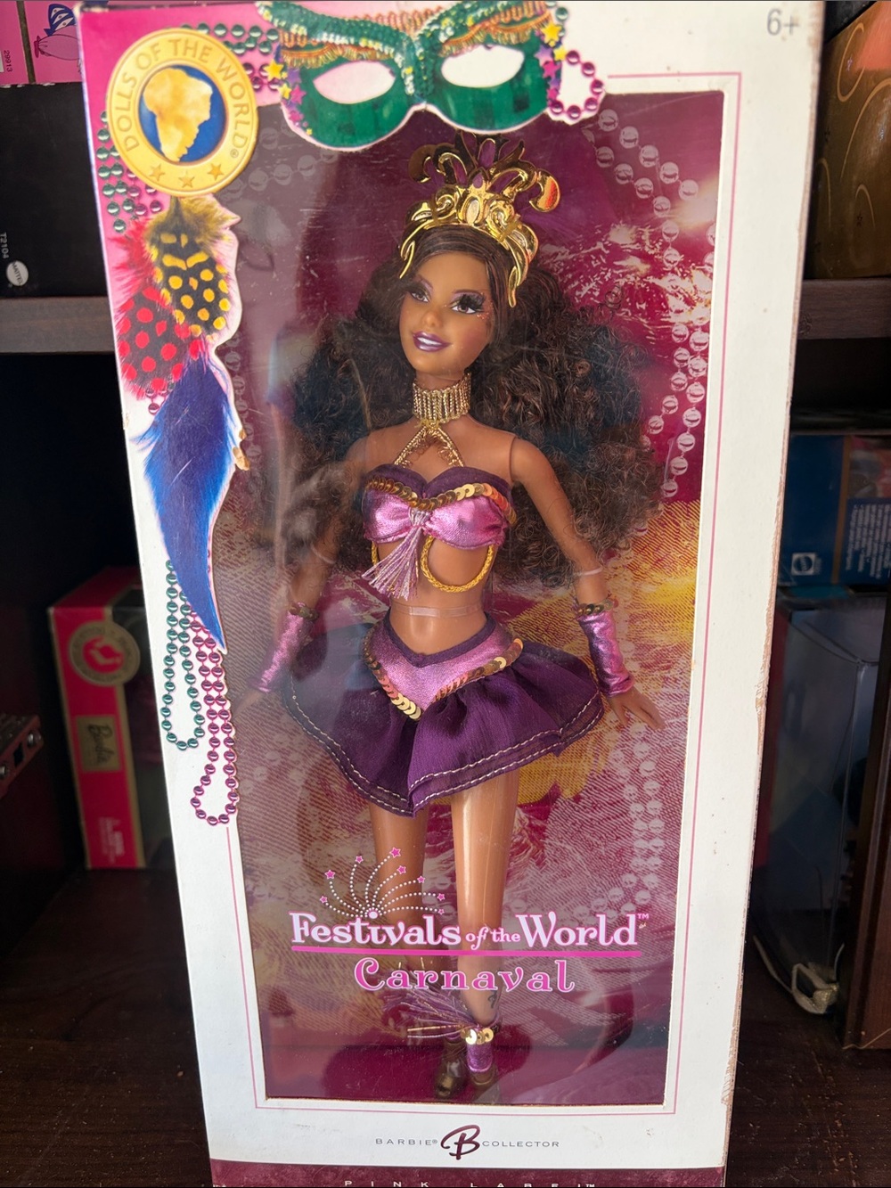 Festivals of the World Carnaval Doll - Purple and Pink